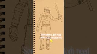 Drawing Kane Williamson 🏏 | Cricketer Portrait Art Process