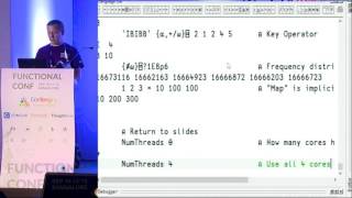 Parallel Programming in Dyalog using Futures and Isolates by Morten at Functional Conf 15