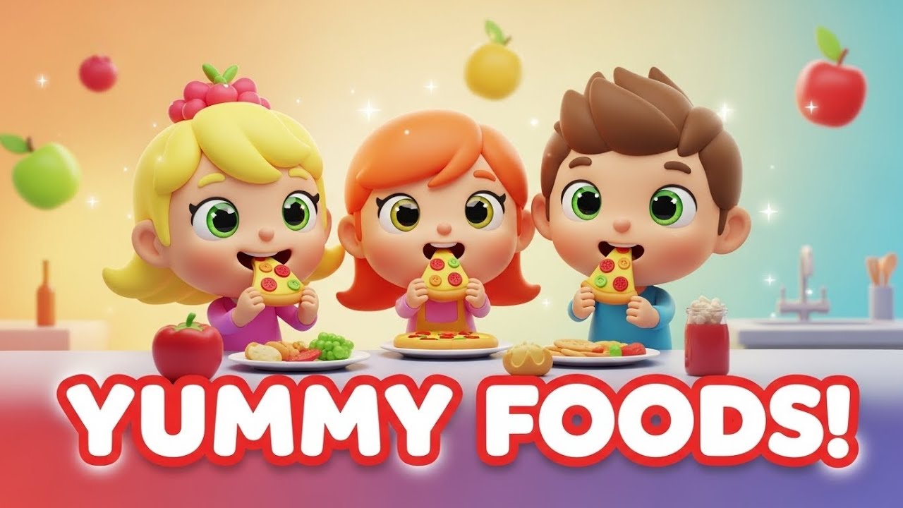 Yummy Foods Family | Fun Food Song for Kids