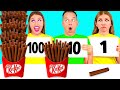 100個重ねフードチャレンジ | 料理戦争の勝者は誰だ TeamTeen Challenge