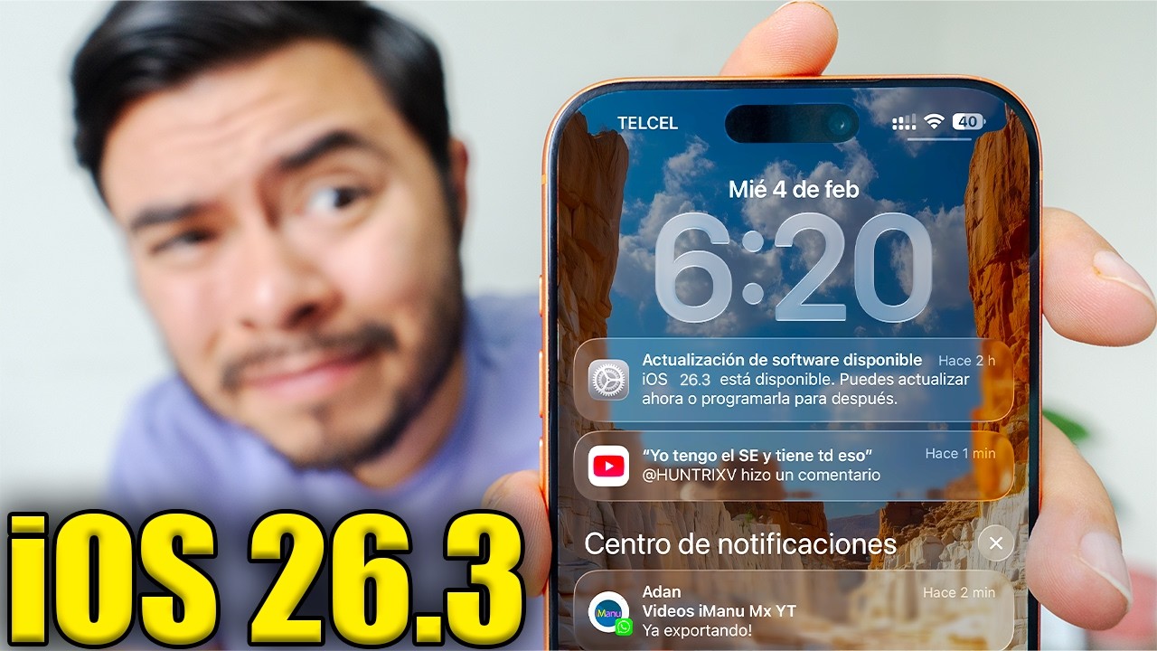 💥 YA SALIÓ la Beta Final (RC) de iOS 26.3! 😳 ¿Cuándo sale la FINAL para TODOS?