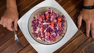 Rainbow Cabbage and Veg  The Ultimate Savoury Meal Companion │ You Need To Try This Salad Today!