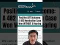 Positive ART Outcome: A 482 Nomination Case Won WITHOUT a Hearing #shorts