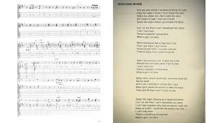 Deep Purple - Whats going on here (text and sheet music)