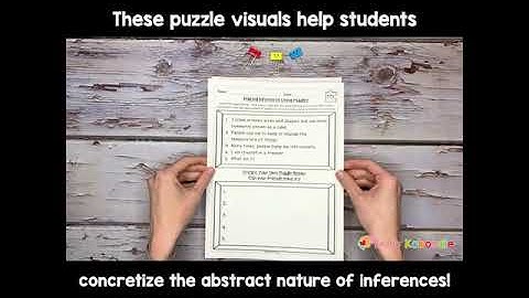 Making Inferences Puzzle Activities