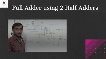 Design of Full Adder using 2 Half Adders | Design and Implementation | Digital Electronics