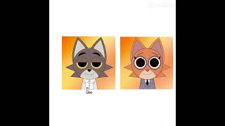 Mr. Wolf X Diane Foxington Being Canon Be Like