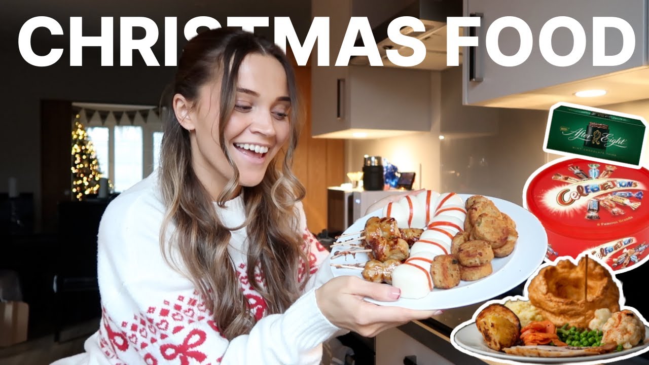 EATING ONLY CHRISTMAS FOODS FOR THE DAY!