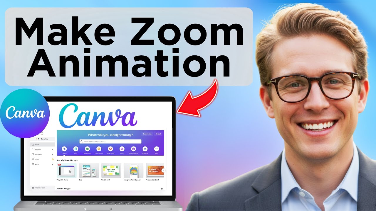 How to Make a Zoom Animation in Canva 😫 | Made With Canva (Updated 2025 ...