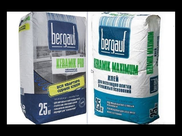 Клей для плитки BERGAUF