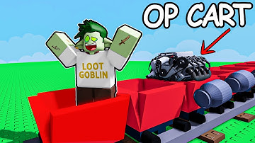 building the FASTEST CART in Roblox build a cart...