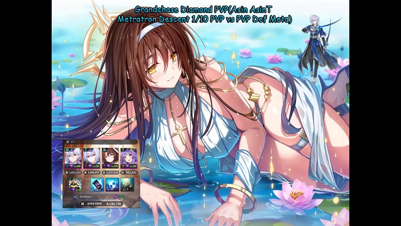 Grandchase Diamond PVP(Asin AsinT Metratron Descent/Spirit 1/10 PVP vs PVP Def Meta)(Casual)