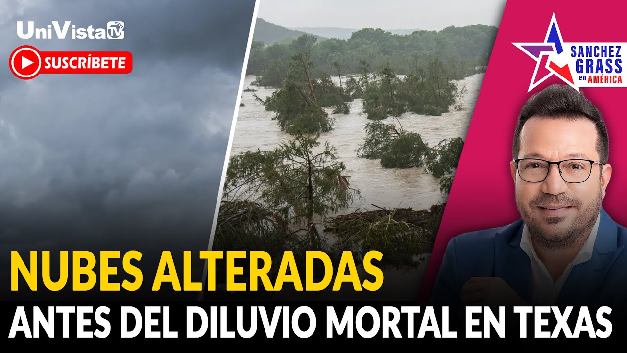 🌩️ ¿Manipularon el clima? Nubes alteradas antes del diluvio mortal en Texas 🚨