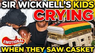 WICKNELL'S KIDS BREAK DOWN IN TEARS AS THEY SEE DAD'S CASKET 😭💔Night Vigil at His Mansion 