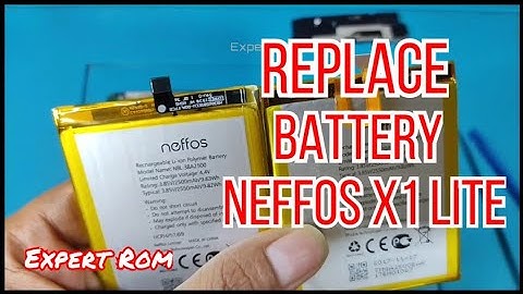 How To Replace Battery Neffos X1 Lite (TP904A)