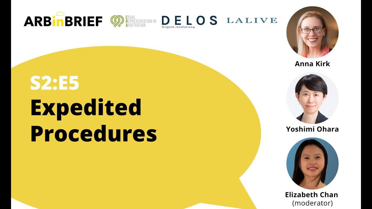 ARBinBRIEF S2E5 Anna Kirk & Yoshimi Ohara Expedited Procedures YouTube