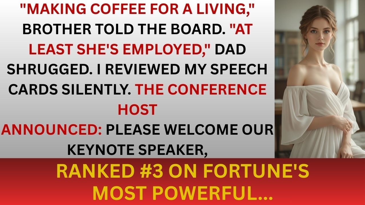 They Said “She Just Works at Starbucks” — Then She Stepped Onto a Fortune 500 CEO Stage