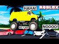 I Crashed My New Monster Truck into A Super Car Only Meet... (Roblox)