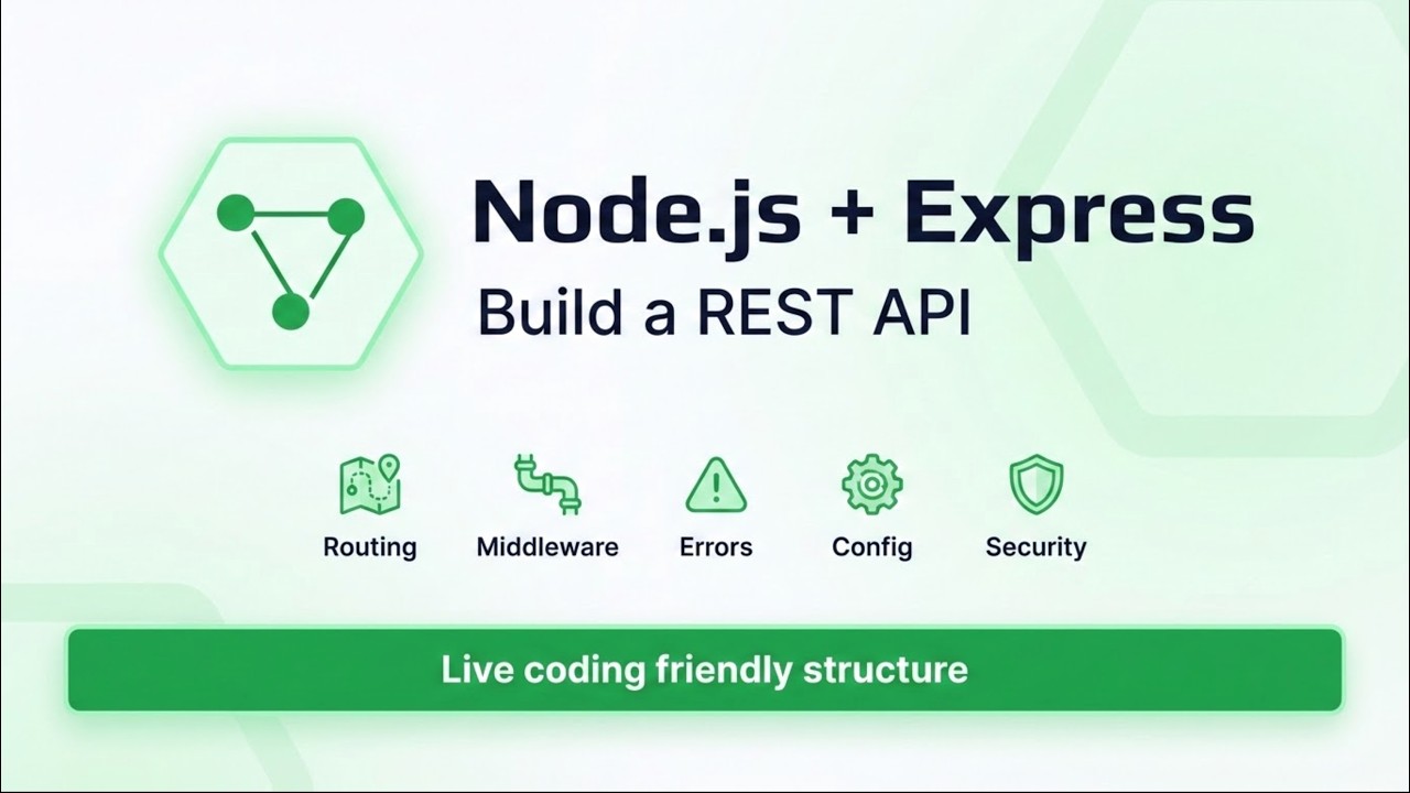 Node.js + Express.js Full Beginner Tutorial in One Shot | Build Routes ...