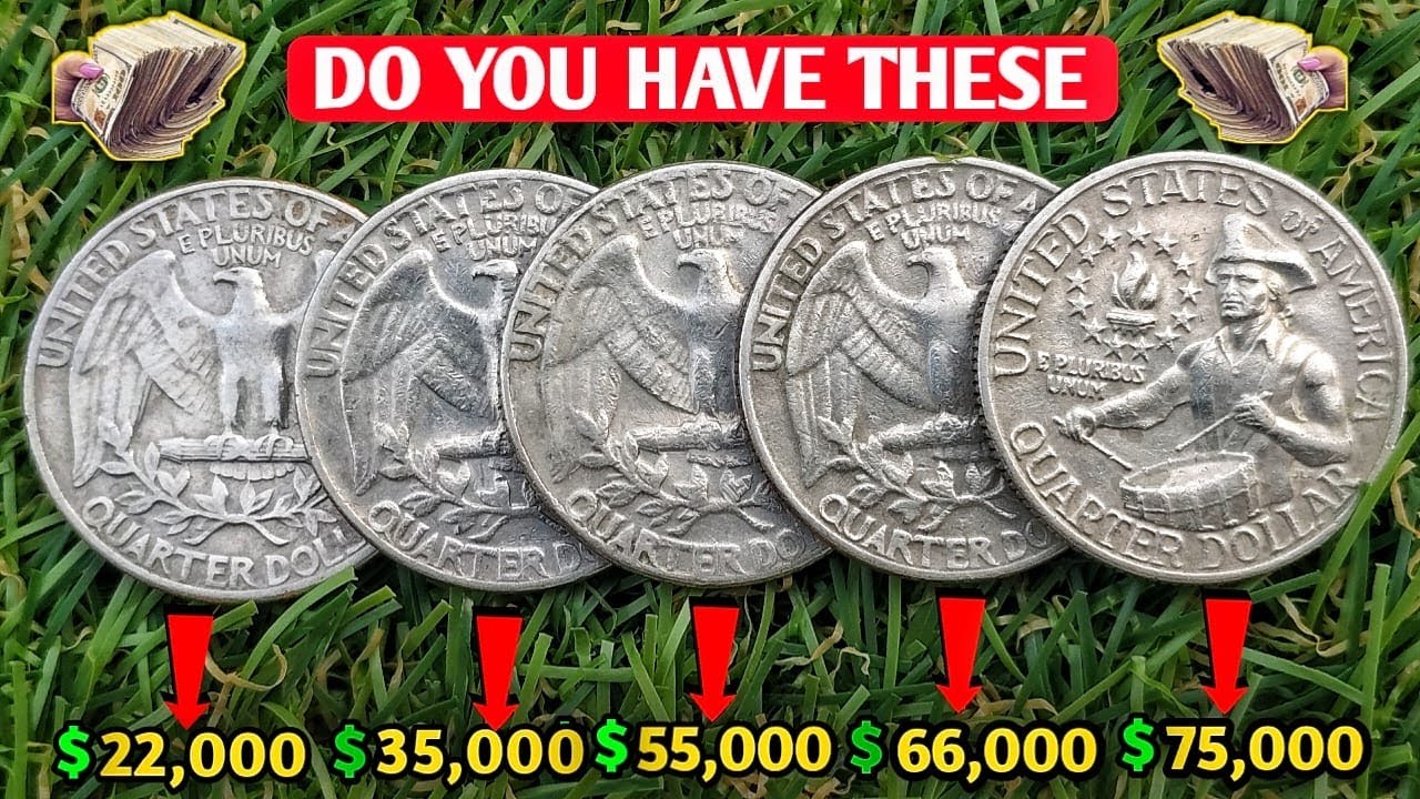 These 5 Washington Quarters Are Worth Up to $500,000 – Check Your