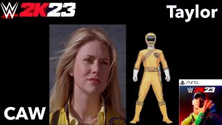 WWE 2K23 CAW - Taylor Earhardt / Alyson Kiperman