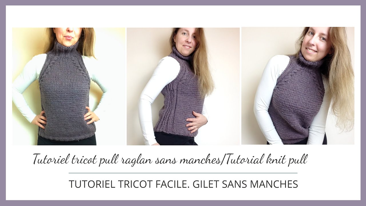 tricot pull sans manches
