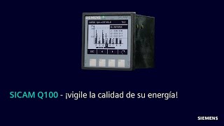 Supervisión de la calidad eléctrica con la SICAM Q100