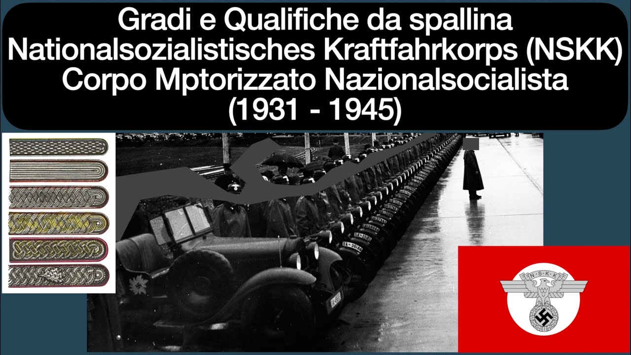 Gradi e Qualifiche N.S.K.K. (1931-1945) - Spallina