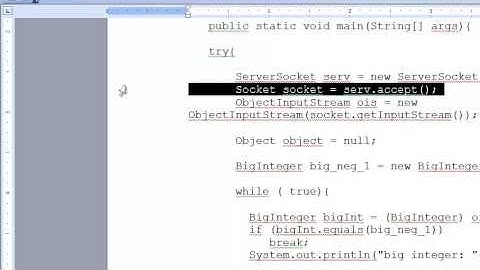 Socket Programming Big Integer
