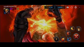 Cyclops in Phoenix Five suit skills preview | Marvel Future Fight