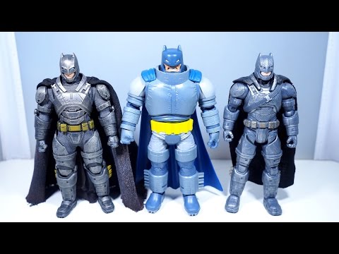 DC Multiverse TDKR ARMORED BATMAN Figure Review (Doomsday BAF) - YouTube