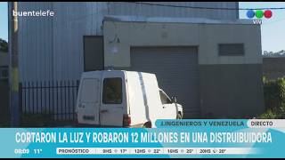 Power Cut And 12 Million Stolen From A Distributor Telefe Rosario