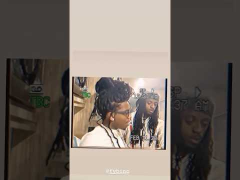 Jacquees, FYB &amp; DC Young Fly On the Tour Bus | lost footage