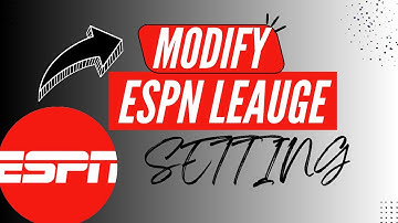 Quick Guide: Modify ESPN Fantasy Football League Settings - Here