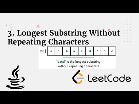3. Longest Substring Without Repeating Characters #leetcodequestionandanswers #java #coding #strings