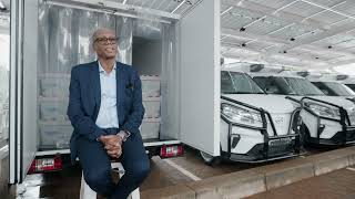 42 Electric Vans Featuring South Africa’s First Solar-Powered Refrigeration EV Fleet