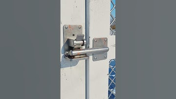 Automatic Gate Lock Mechanism in 3D 🔒 | Smart Lock System Explained
