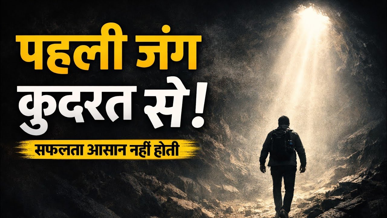 First Battle With Nature l सफलता आसान नहीं होती | Powerful Motivation Hindi । 