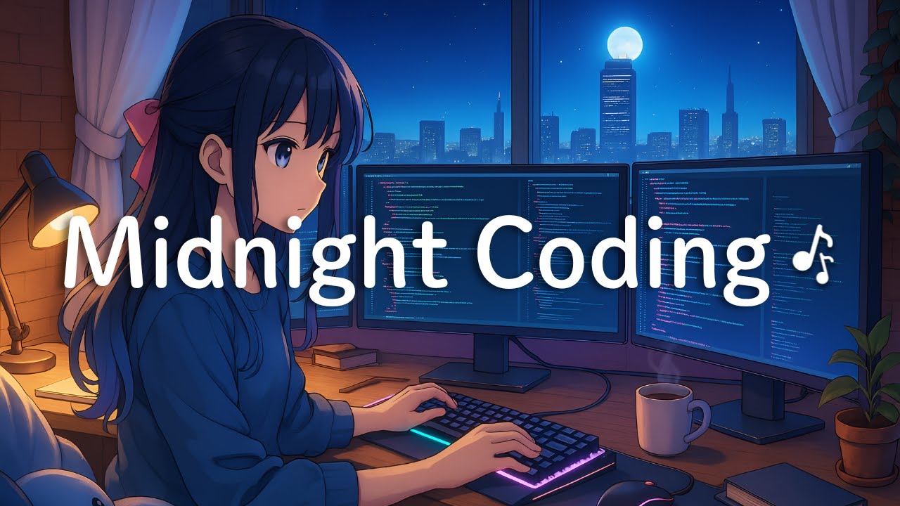 Guarda Midnight Coding 💻 | Deep Focus Lofi for Coding su YouTube Guarda Midnight Coding 💻 | Deep Focus Lofi for Coding su YouTube