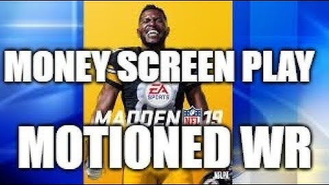 Madden 19 Glitches Cheats and Tips - Money Screen Play - Motioned WR