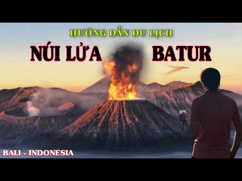 Video: Leo núi Batur ở Bali, Indonesia