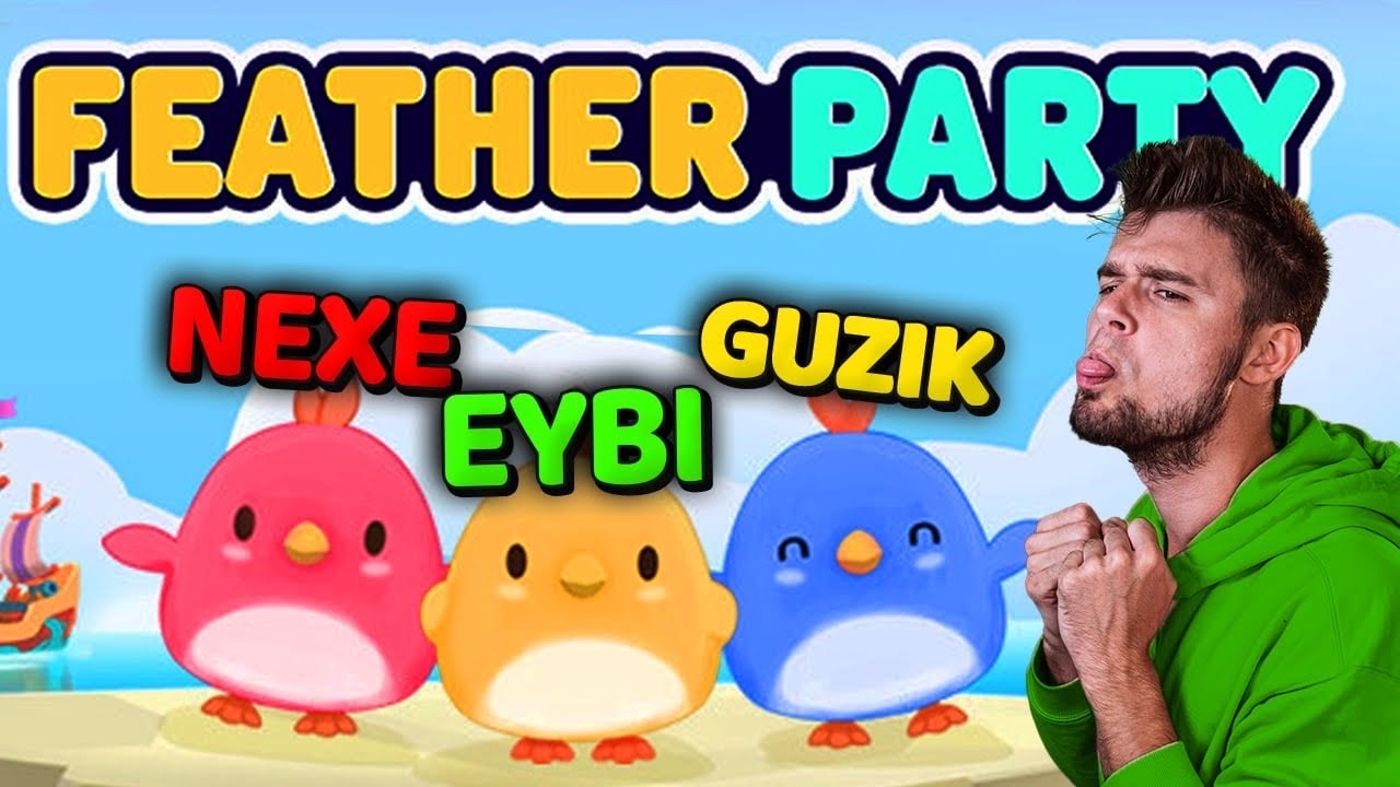 FALL GUYS, ale to PARTY GAMES i GRAMY PTASZORAMI | Feather Party (With: NEXE, GUZIK, EYBI)