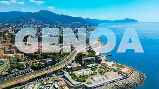 Aerial Europe | Genoa, Italy 🇮🇹 | Drone Video | 4K UltraHD | Relaxing Music | AD FREE | 2023