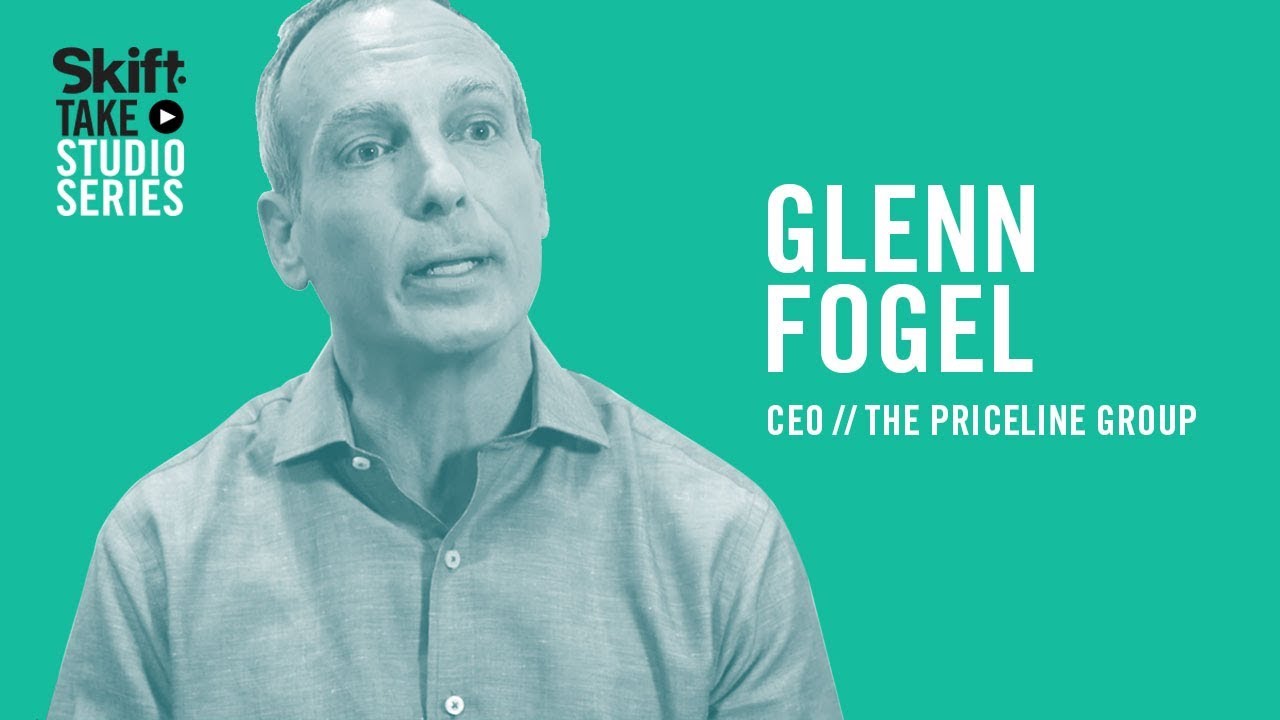 Priceline Group's CEO Glenn Fogel at Skift Take Studio