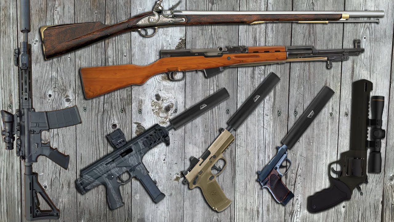 Sniper Revolver, Brown Bess Musket, Beretta Tomcat, Beretta PMXs, Holosun Red Dot/Green Dot, SKS