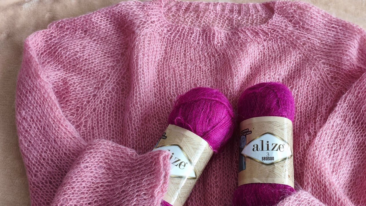 Easy Mohair Sweater & Cardigan for Beginners | Alize 3 Season