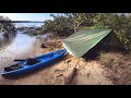 Solo Camping Improved Tarp Setup, Now With Bug Protection!