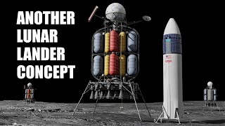 Von Braun's  Lunar Lander Moon Landing