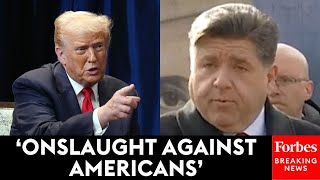 'He Is Trying To Militarize Major Cities': JB Pritzker Blasts Trump For Trying To Deploy Nat Guard