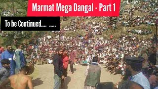 Wrestling Competition (Dangal) Organized at Goha Marmat -Part 1  to be continued)